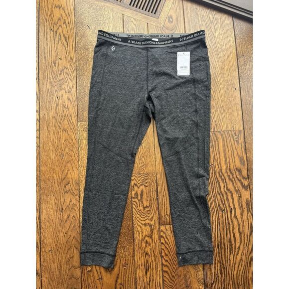 Black Diamond Women's Solution 150 Merino Baselayer Full Length Bottom Sz XL - Picture 1 of 7